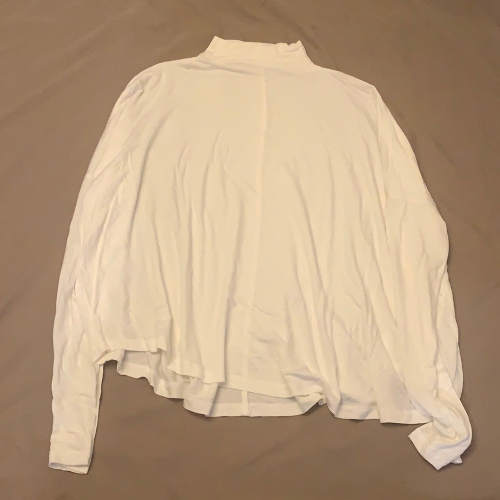 Double Zero Long Sleeve Mock Neck Blouse